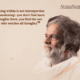 “AtmaNambi teaching on awakening the inner witness beyond the movement of thoughts.”