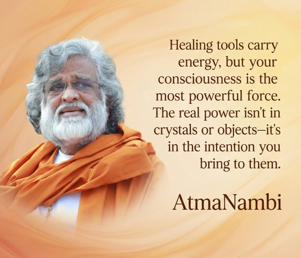 Daily wisdom quote on healing through consciousness and power of intention