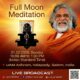AtmaNambi spiritual master hosting full moon meditation live broadcast event on February 1, 2026 at UAM Ashram Salem India with sacred altar.