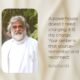 AtmaNambi spiritual poster with quote about reconnecting to your inner power source, featuring the enlightened master in white robes.