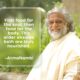 AtmaNambi seated serenely outdoors, sharing his teaching on nourishing soul and body — that feeding the inner life first ensures both are truly sustained.