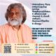 An inspirational poster featuring AtmaNambi on everyday peace and finding true stillness in your daily work instead of escaping to the mountains.